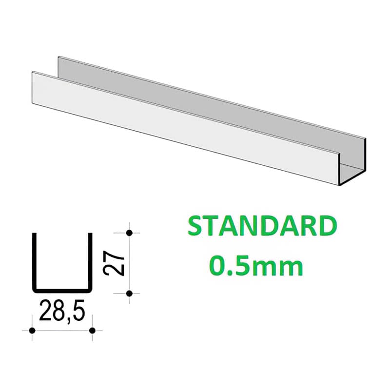 UD PROFIL (0,5 mm) 28*27 /3.0 m